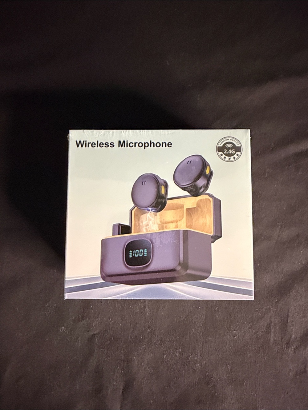 Wireless Earbuds with Charging Case - Purple